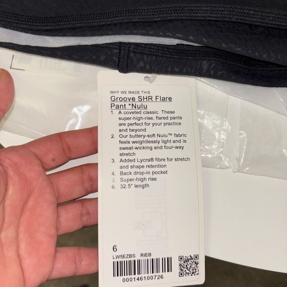 NWT Lululemon SHR Groove Flare Pants 6 - Picture 4 of 7